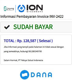 Pembayaran via LinkAja