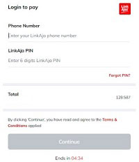 Pembayaran via LinkAja