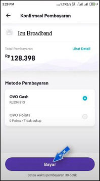 Pembayaran via OVO
